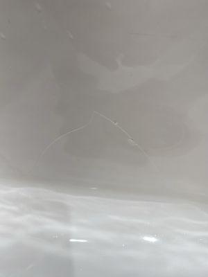 Sink crack