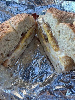 Pork roll egg and cheese