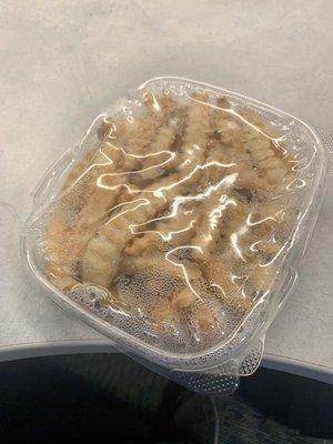 French Fries (Hot) placed in a plastic container