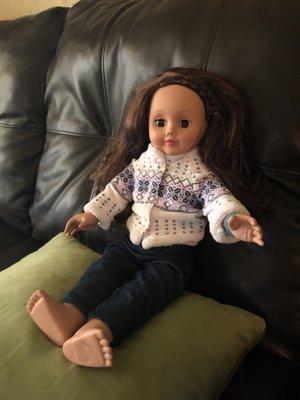 Madame Alexander : 18" doll $5