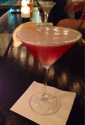 Raspberry Lemon Drop at the bar.