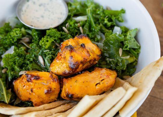 Kale Salad with Chicken