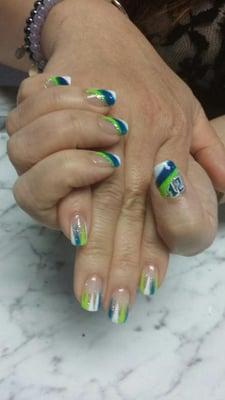 Fantastic Nails - The 12th Man Team - Go Hawks