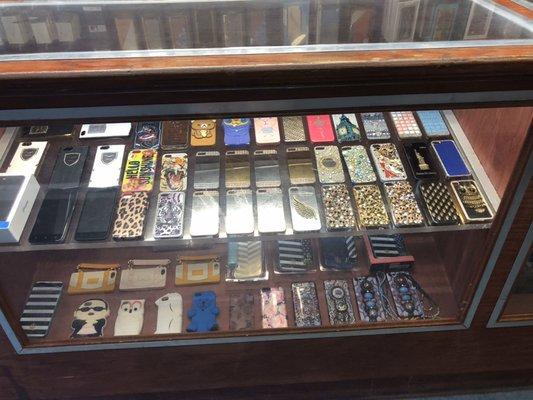 Display phone cases