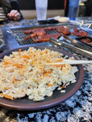 Shrimp Fried Rice, Spicy Kalbi