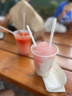 Tropical slushie float