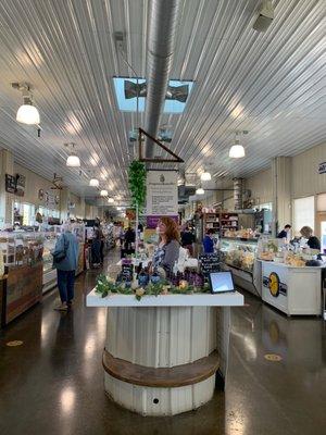 Inside of Davison's Farmers Market