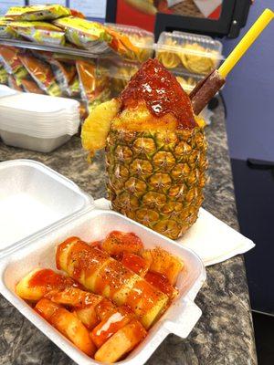 mangonada stuffed pineapple