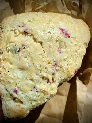 Cranberry scone