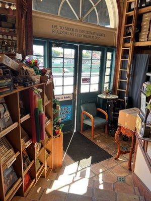 View of front door from inside