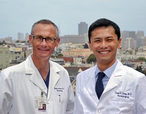 Dr. Brian Andrews and Dr. Lewis Leng