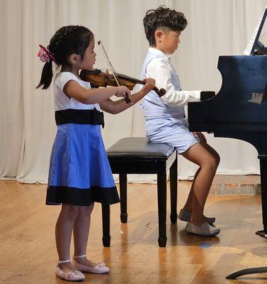 K&M Music School celebrates student achievements in violin and piano