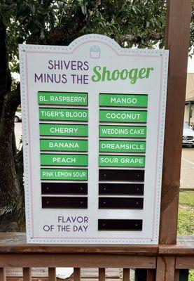 Shivers minus the "shooger."