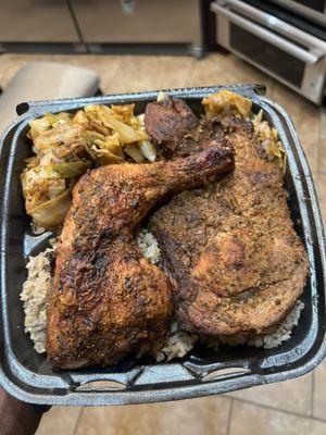 Jerk Chicken & Jerk Pork Chop