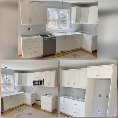 Stunning white kitchen to fill the space and make your home adorable