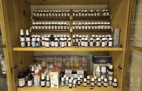 We carry a variety of essential oils as well as other healthcare items