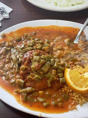 Tortitas de Camaron con nopales