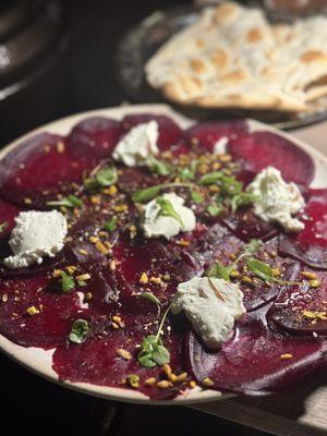 Beet carpaccio