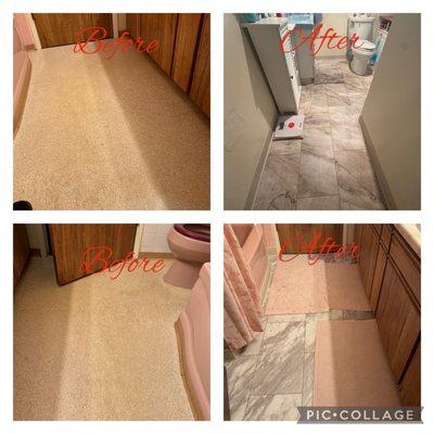 Second bathroom remodeling