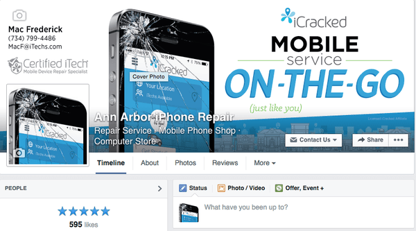 Ann Arbor iPhone Repair - Facebook Page - https://www.facebook.com/annarboriphonerepair