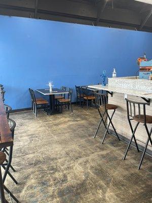 We have lots of seating for you to come and hang out!