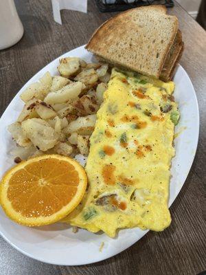 Italian Sausage Omelet (new owner has reduced ingredients & enjoyment)