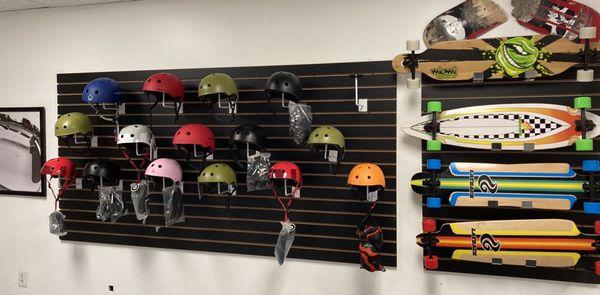 Helmets and longboards!!