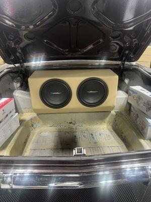 Custom Subwoofer box for 62' Impala