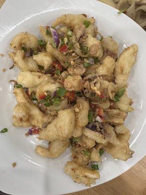 Salt and pepper squid