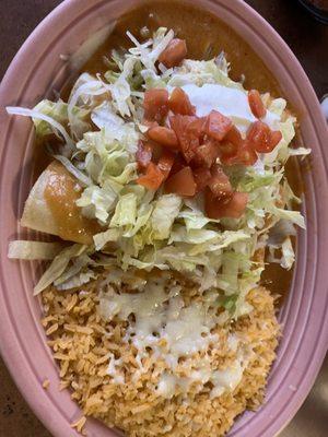 3 enchiladas lunch special