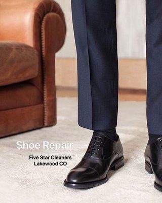 We are pleased to provide our Shoe Repair service to you!