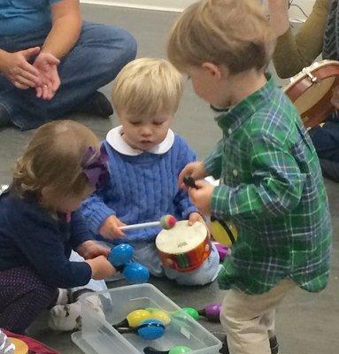 Early Childhood Music classes instill the joy of music that lasts a lifetime.