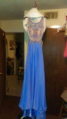 Prom dress to hem.