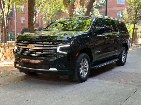 The Chevy Suburban in a vehicle which prioritizes comfort and class above everything else.