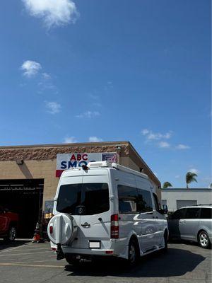 Mercedes Sprinter at ABC Smog Emissions Test Shop