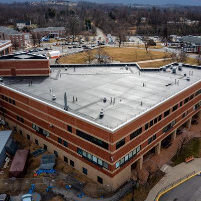 Flat commercial roof