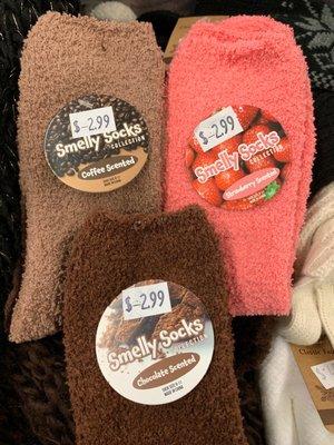 You don't see scented socks every day!