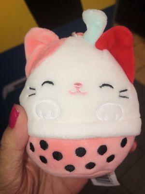 Roxy the Boba Cat ( (3.5" Clip On Squishmallow))