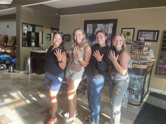 There's another way to to get away... Celebration at The Nail Spa