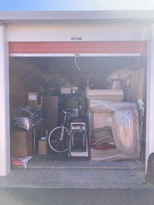 Before of a Storage Unit Cleanout