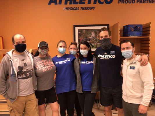 The awesome team at Athletico Physical Therapy in Commerce!