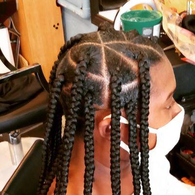 Big box braids