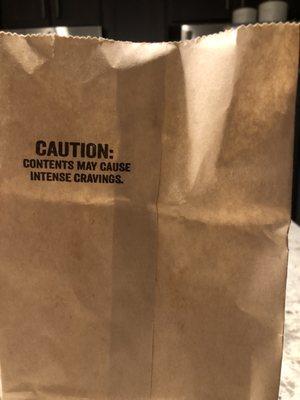 The bag should really say: Caution, contents may cause extreme disappointment and severe depression