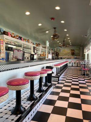 Ice cream counter