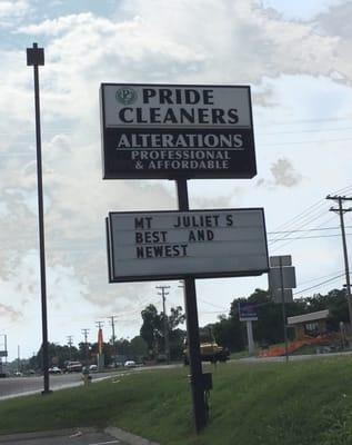 Sign on Hwy 70