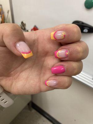 UV gel manicure