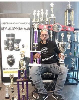 35 time award winning Barber.