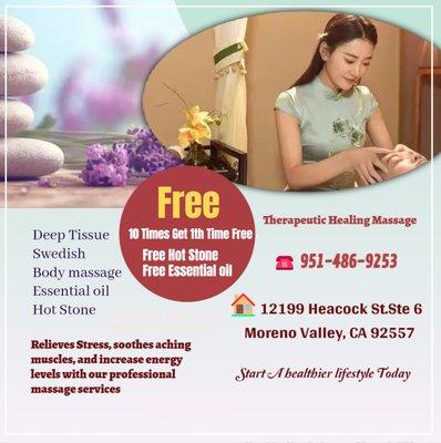 Swedish Massage is a type of massage therapy that uses long, smooth strokes to help relax the body...