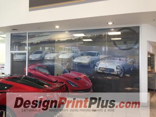 Window Graphics on Perforated Vinyl