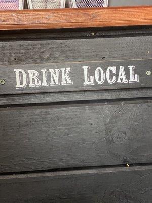 Drink here !